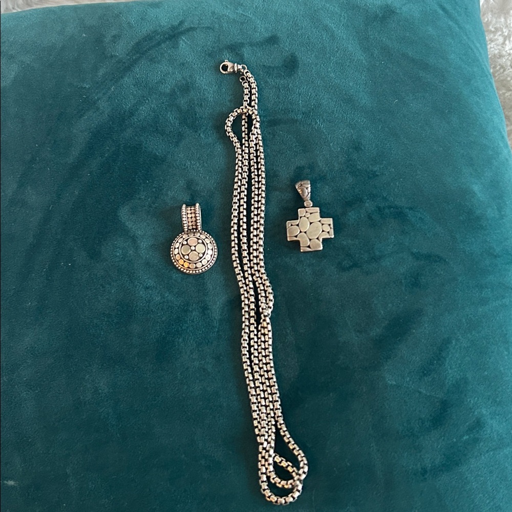 John Hardy Silver Pendant Necklace